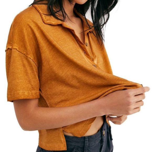 Free People Tops - Free People Weekend Rush Henley Top